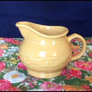 Longaberger 20 oz. Butternut Pitcher/Creamer